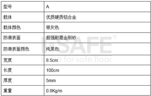 安珂赛格楼梯防滑垫A型产品规格