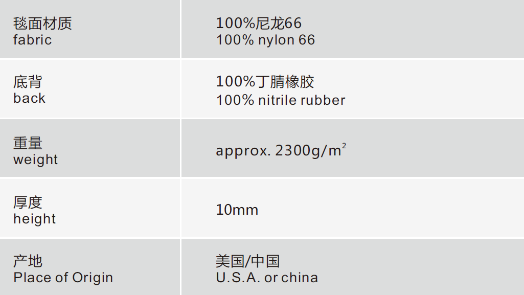 安珂标准图文垫规格